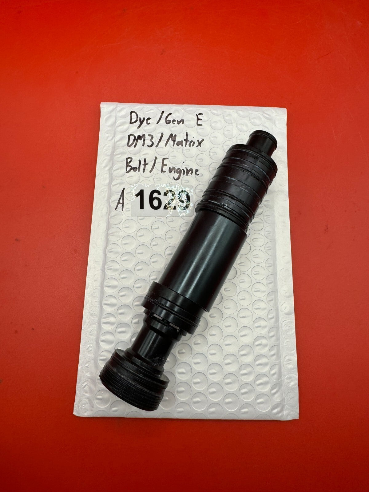 Dye/Gen E DM3/Matrix Bolt/Engine - used paintball bolt / engine assembly - black
