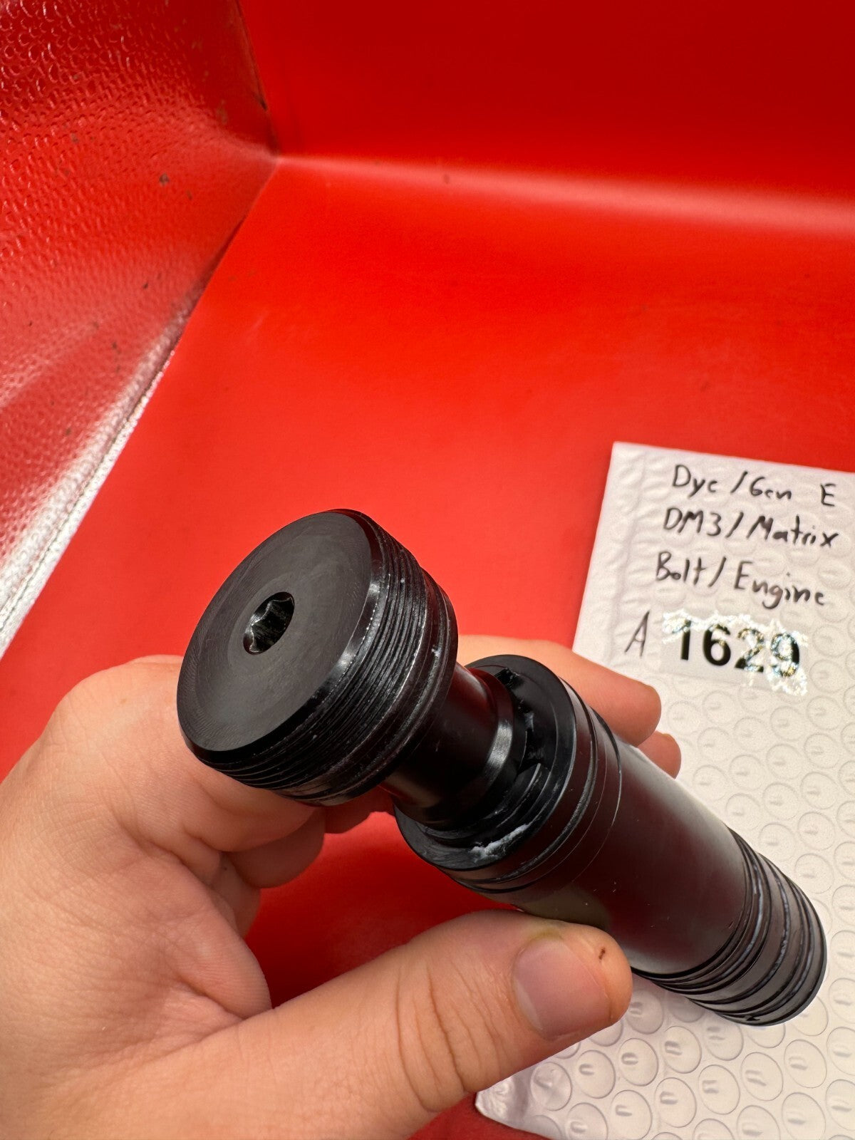Dye/Gen E DM3/Matrix Bolt/Engine - used paintball bolt / engine assembly - black