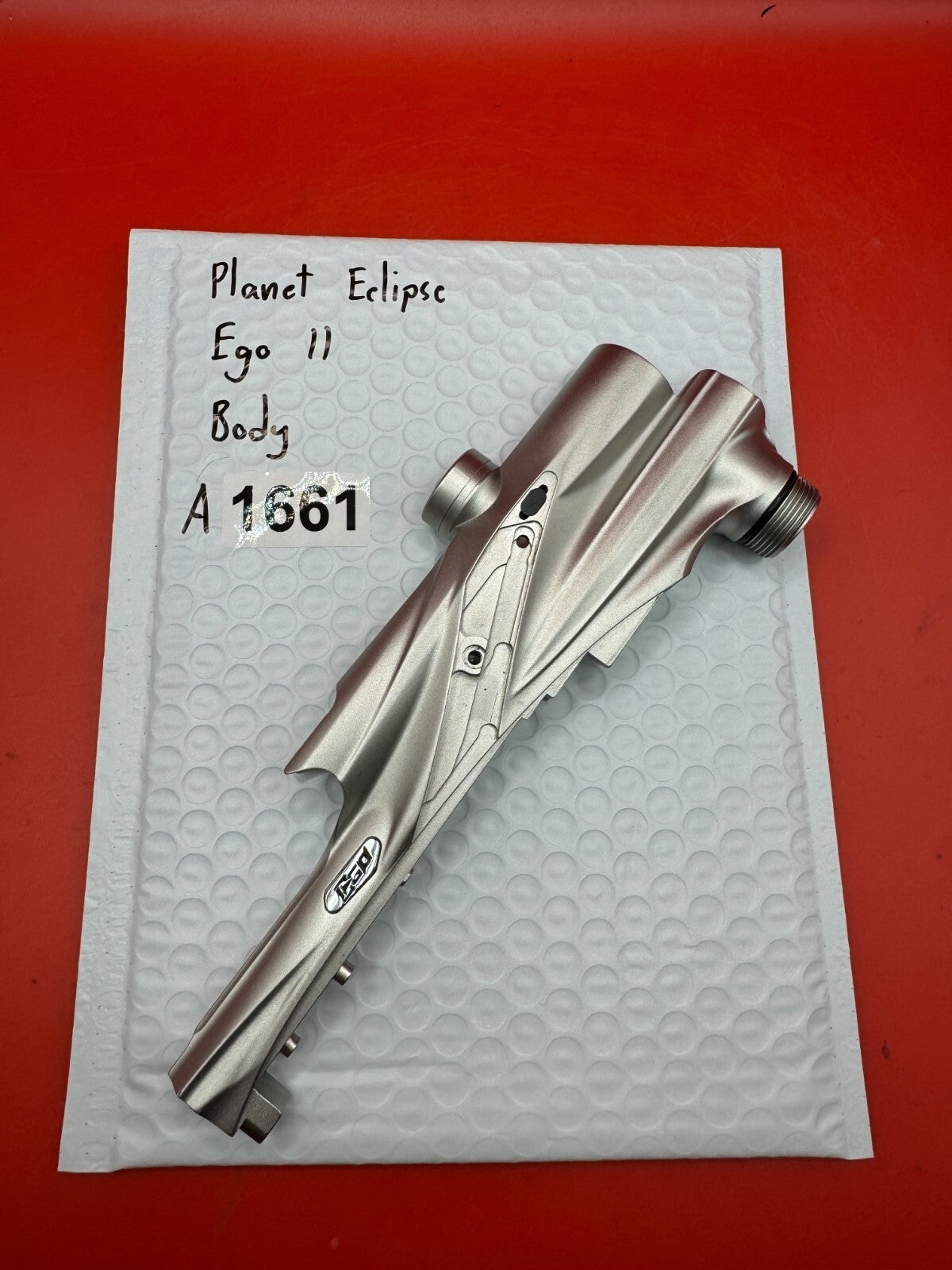 Planet Eclipse Ego II Body - used paintball body - silver