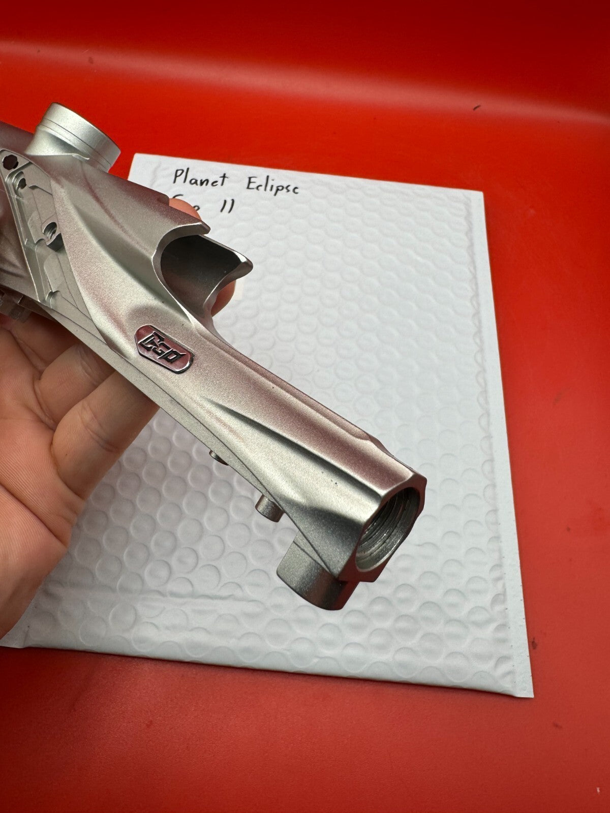 Planet Eclipse Ego II Body - used paintball body - silver