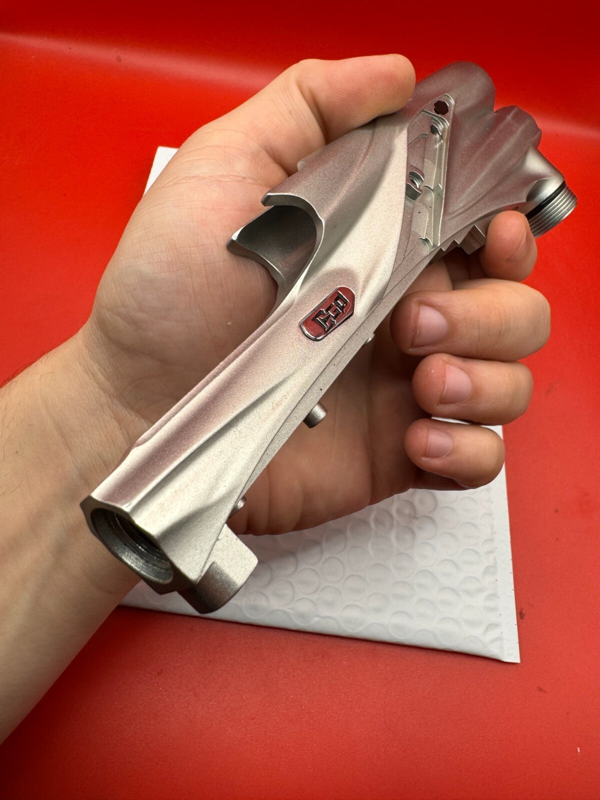 Planet Eclipse Ego II Body - used paintball body - silver
