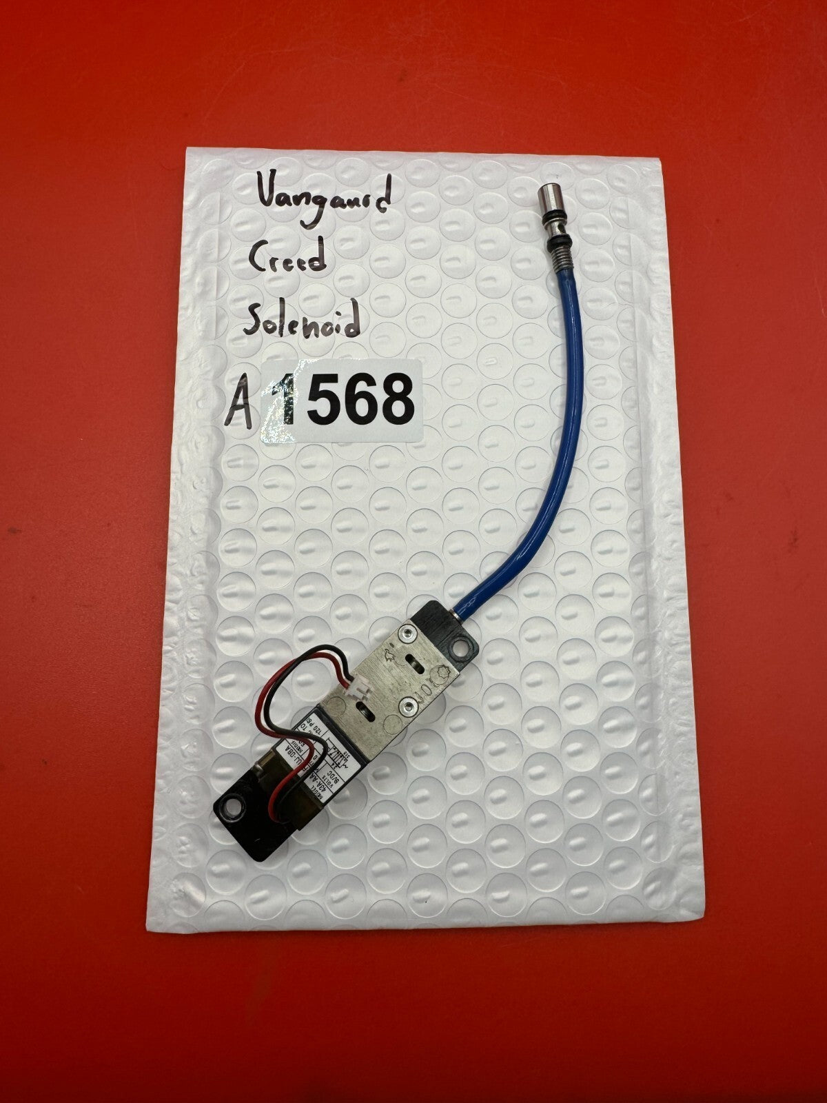 Vangaurd Creed Solenoid - used paintball solenoid - black/silver
