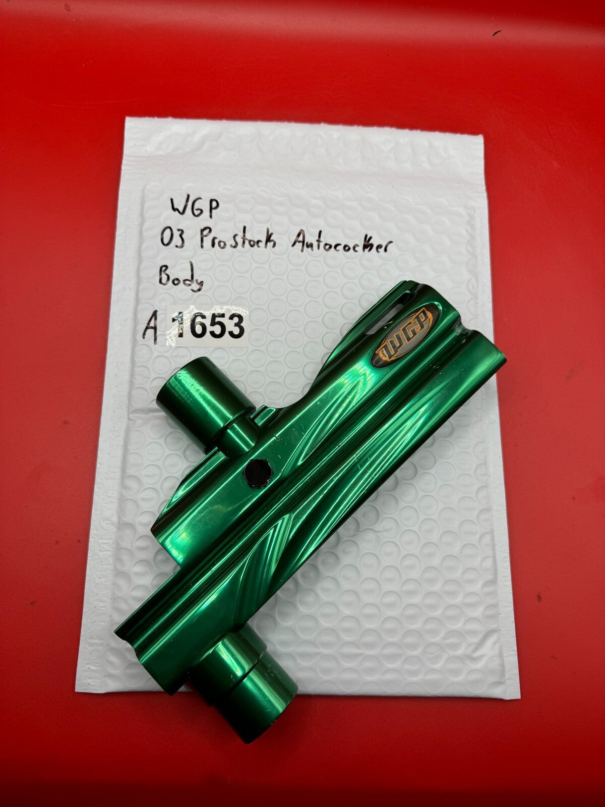 WGP  03 Prostock Autococker Body - used paintball marker body - green anno