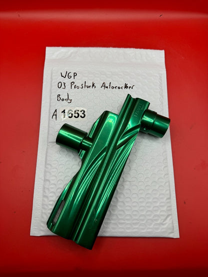 WGP  03 Prostock Autococker Body - used paintball marker body - green anno