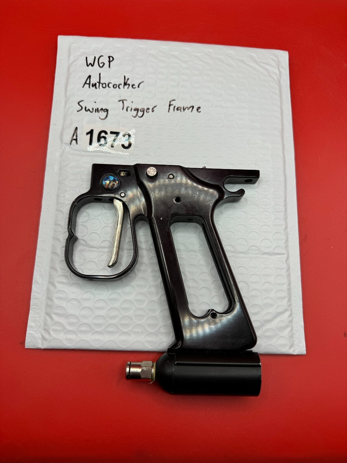 WGP Autoccker Swing Trigger Paintball Marker Frame - used paintball trigger frame - black