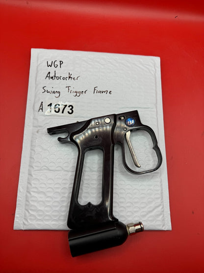 WGP Autoccker Swing Trigger Paintball Marker Frame - used paintball trigger frame - black