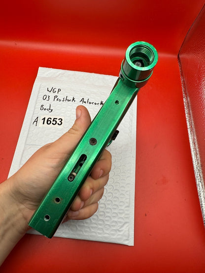 WGP  03 Prostock Autococker Body - used paintball marker body - green anno