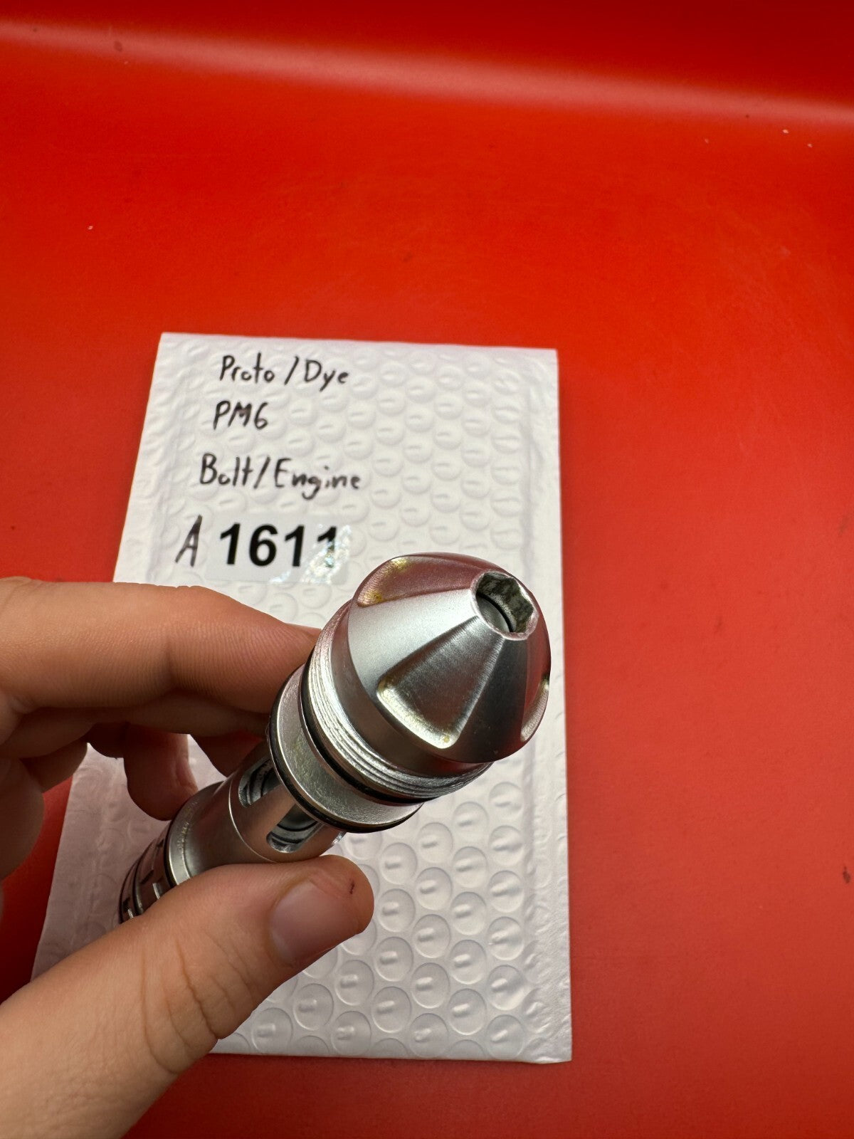 Proto/Dye PMG Bolt/Engine - used paintball bolt / engine assembly - silver