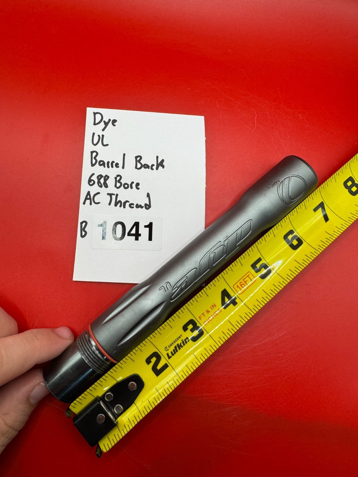 Dye UL Barrel Back 688 Bore AC Thread
