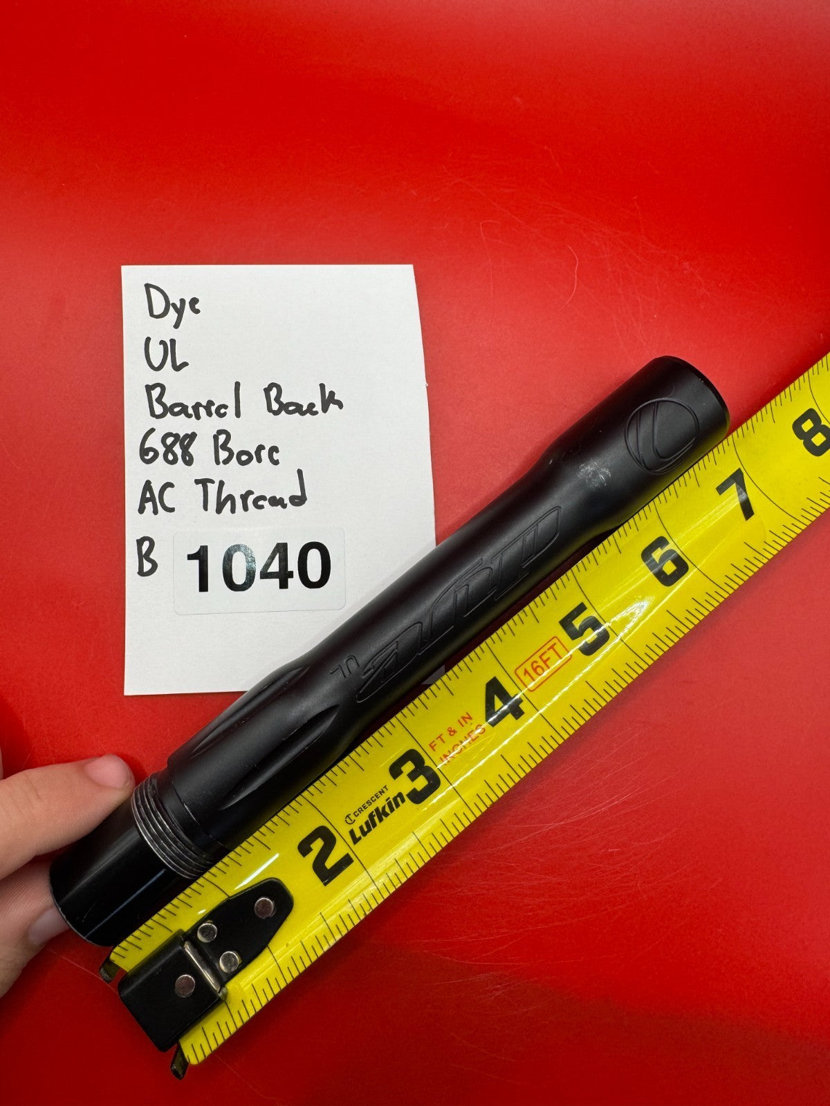 Dye UL Barrel Back 688 Bore AC Thread