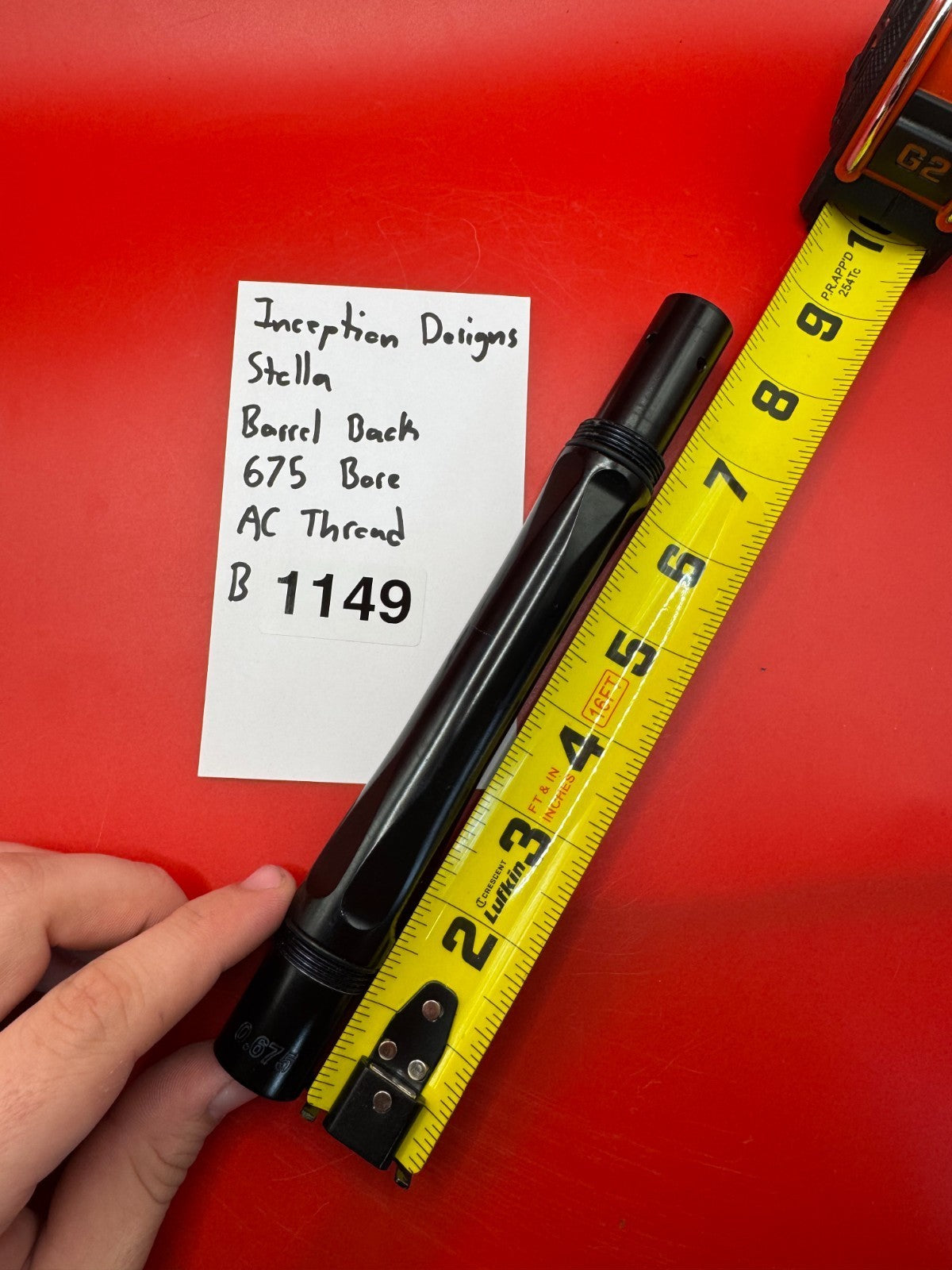 Inception Designs Stella Barrel Back 675 Bore AC Thread