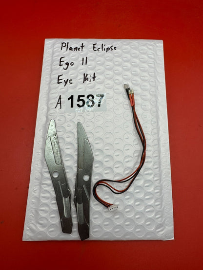 Planet Eclipse Ego 11 Eye Kit - used paintball eye kit - silver/black