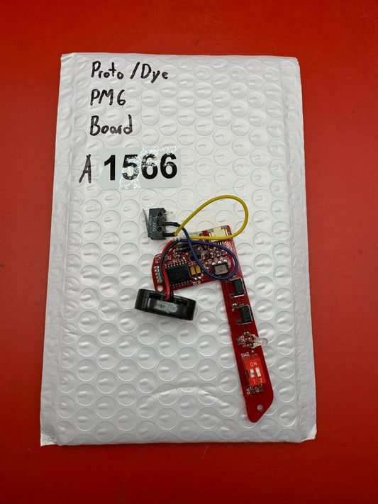 Proto/Dye PMG Board - used paintball board - red