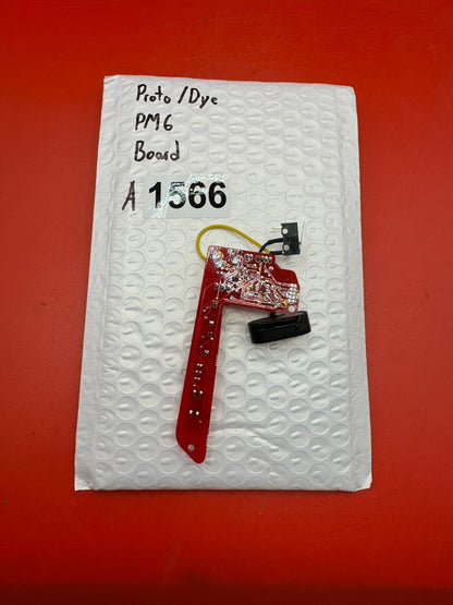 Proto/Dye PMG Board - used paintball board - red