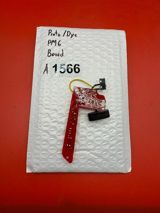 Proto/Dye PMG Board - used paintball board - red