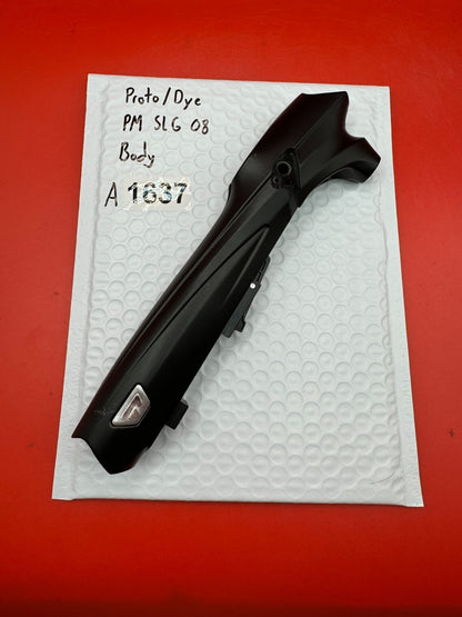 Proto/Dye PM SLG 08 Body - used paintball marker body - black/dark red