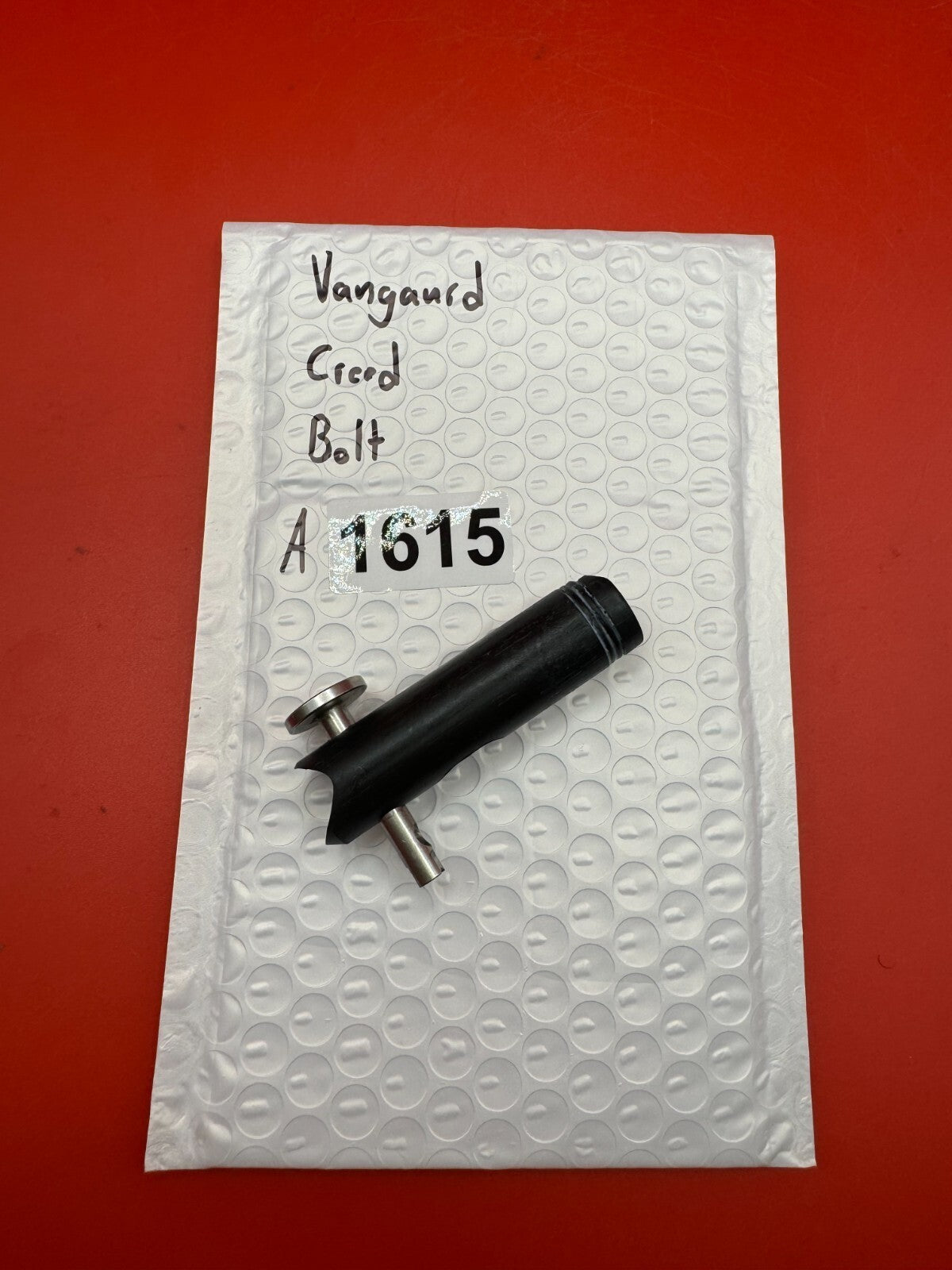 Vangaurd Creed Bolt - used paintball bolt - black/silver