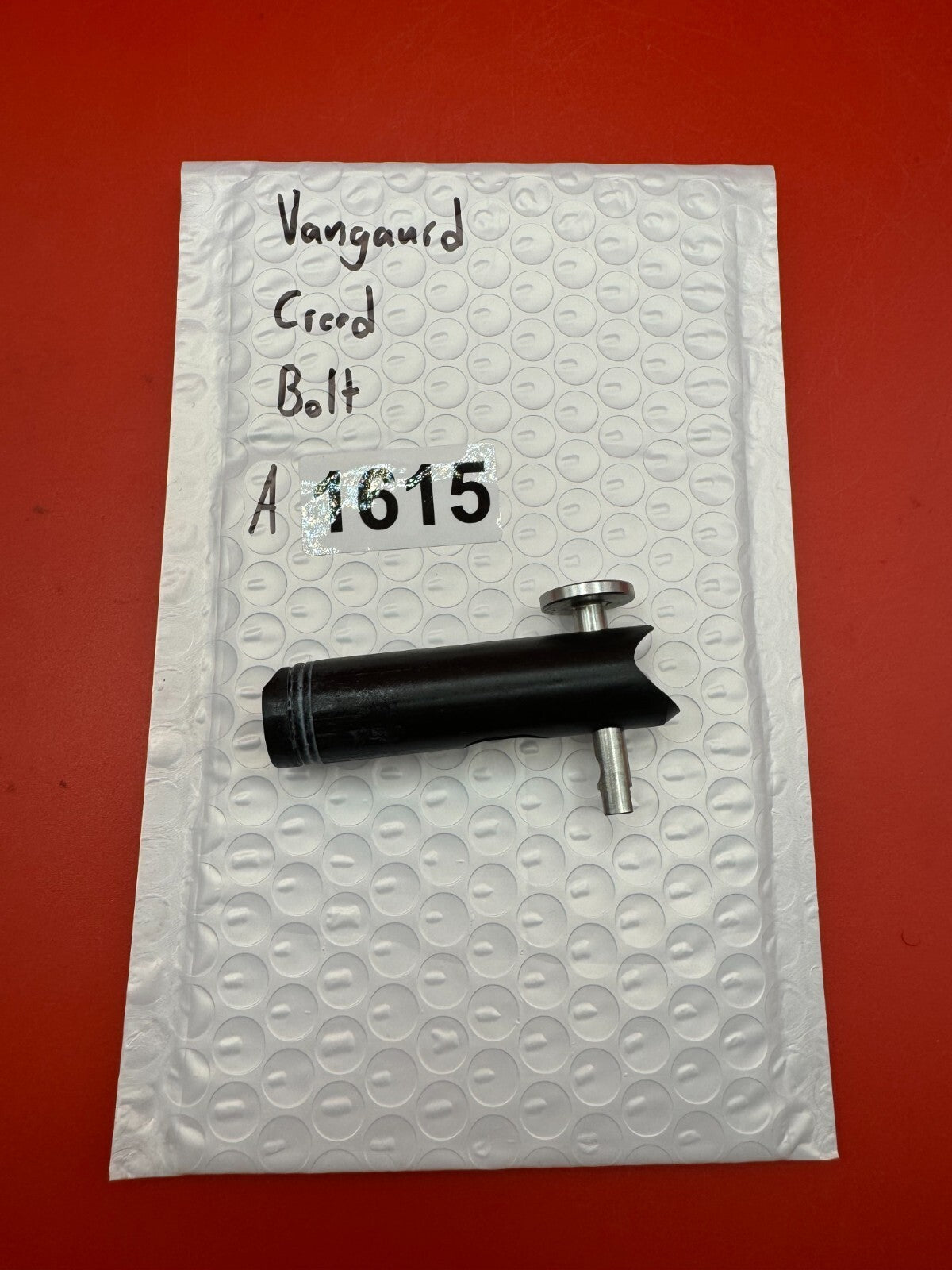 Vangaurd Creed Bolt - used paintball bolt - black/silver