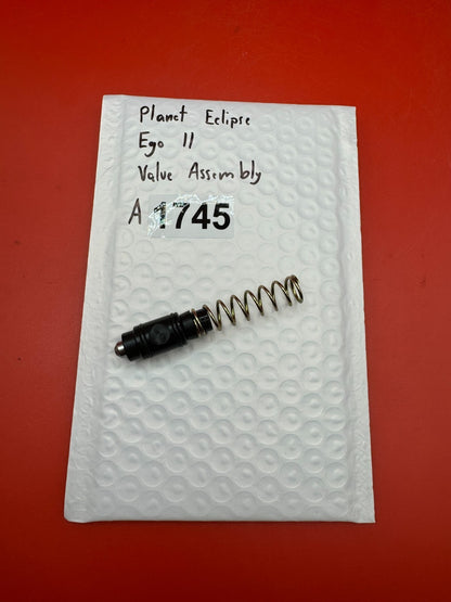 Planet Eclipse Ego II Valve Assembly - used paintball valve assembly - black