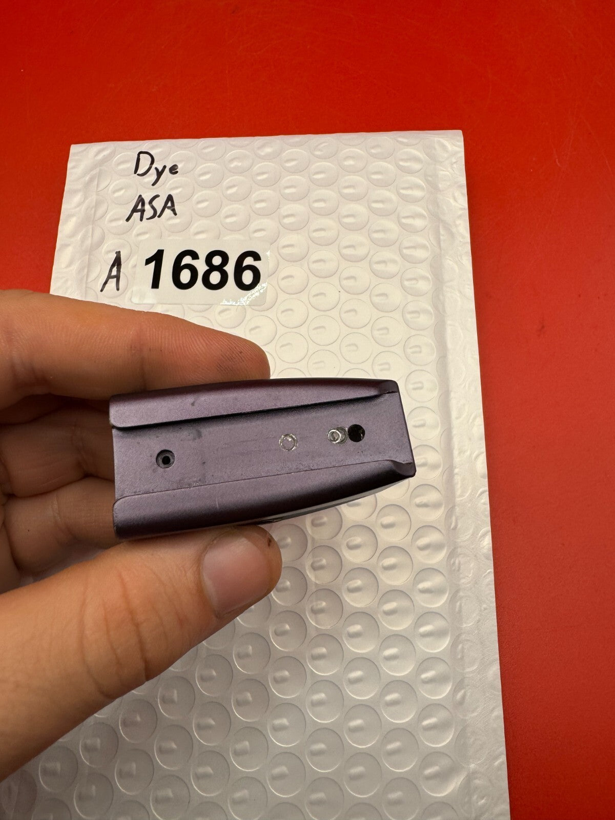 Dye ASA - used paintball on/off asa - purple anno