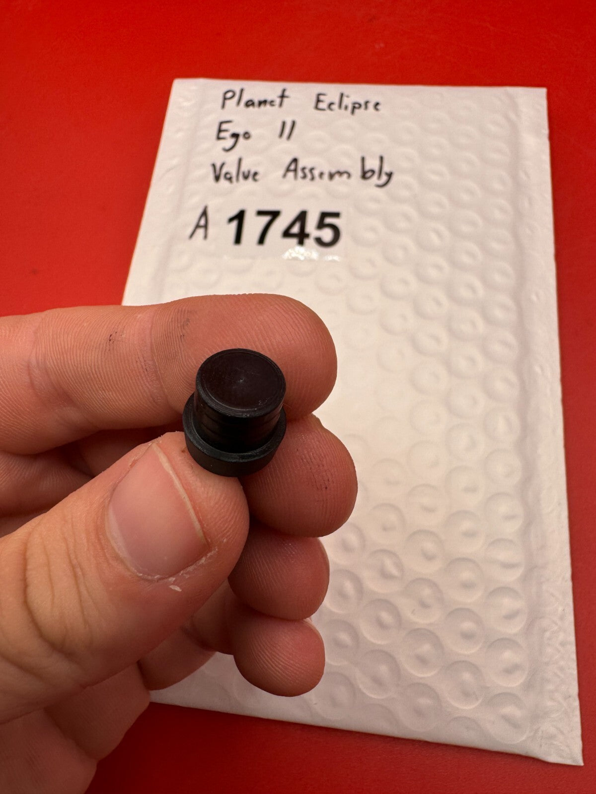 Planet Eclipse Ego II Valve Assembly - used paintball valve assembly - black