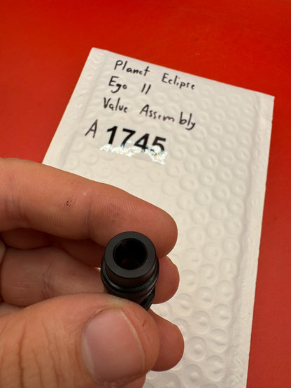 Planet Eclipse Ego II Valve Assembly - used paintball valve assembly - black