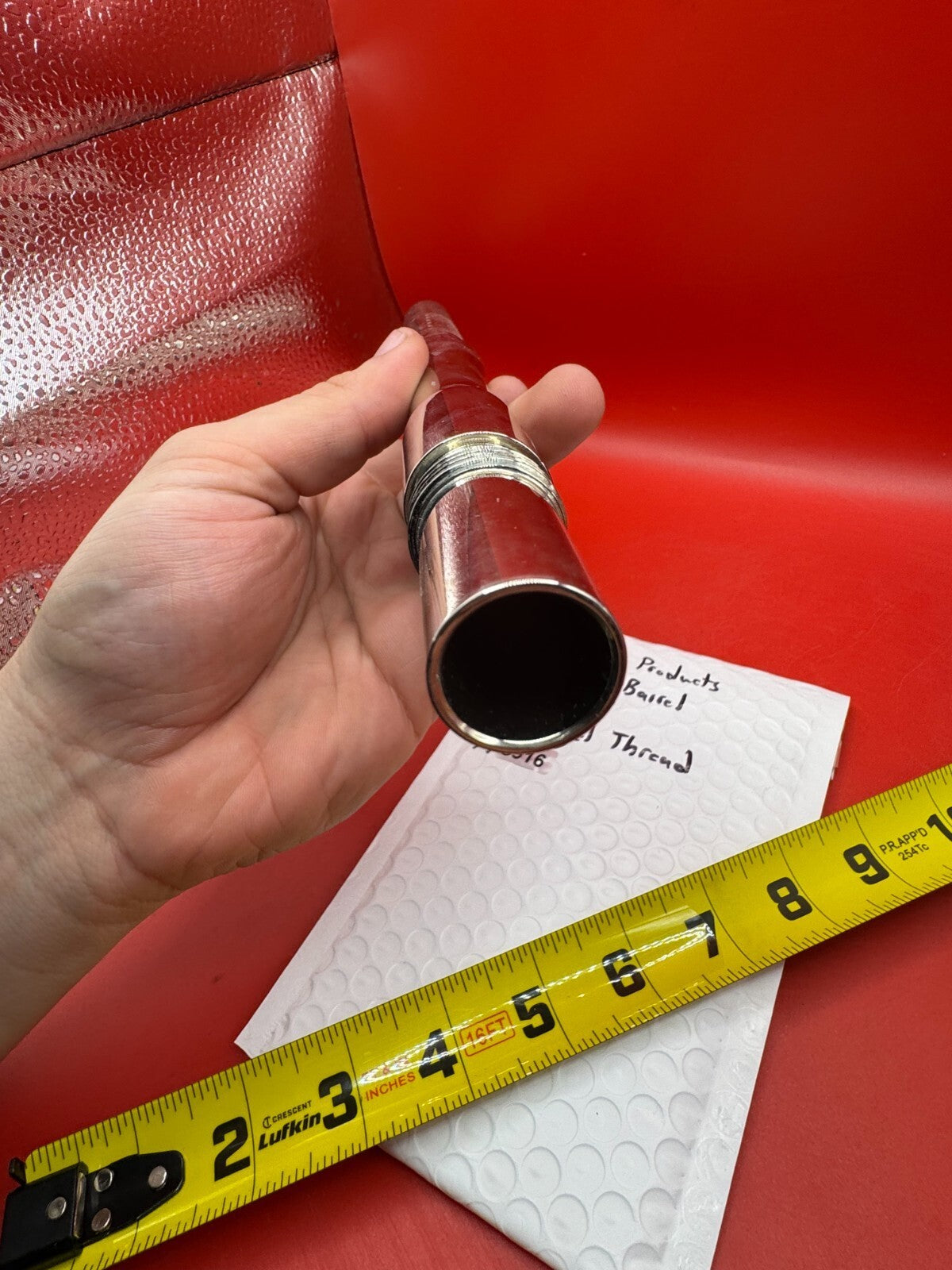 Custom Products 12 inch Barrel 689 Bore Old Angel Thread