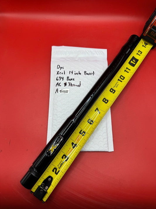 Dye Xcel 14 inch Barrel 694 Bore AC Thread