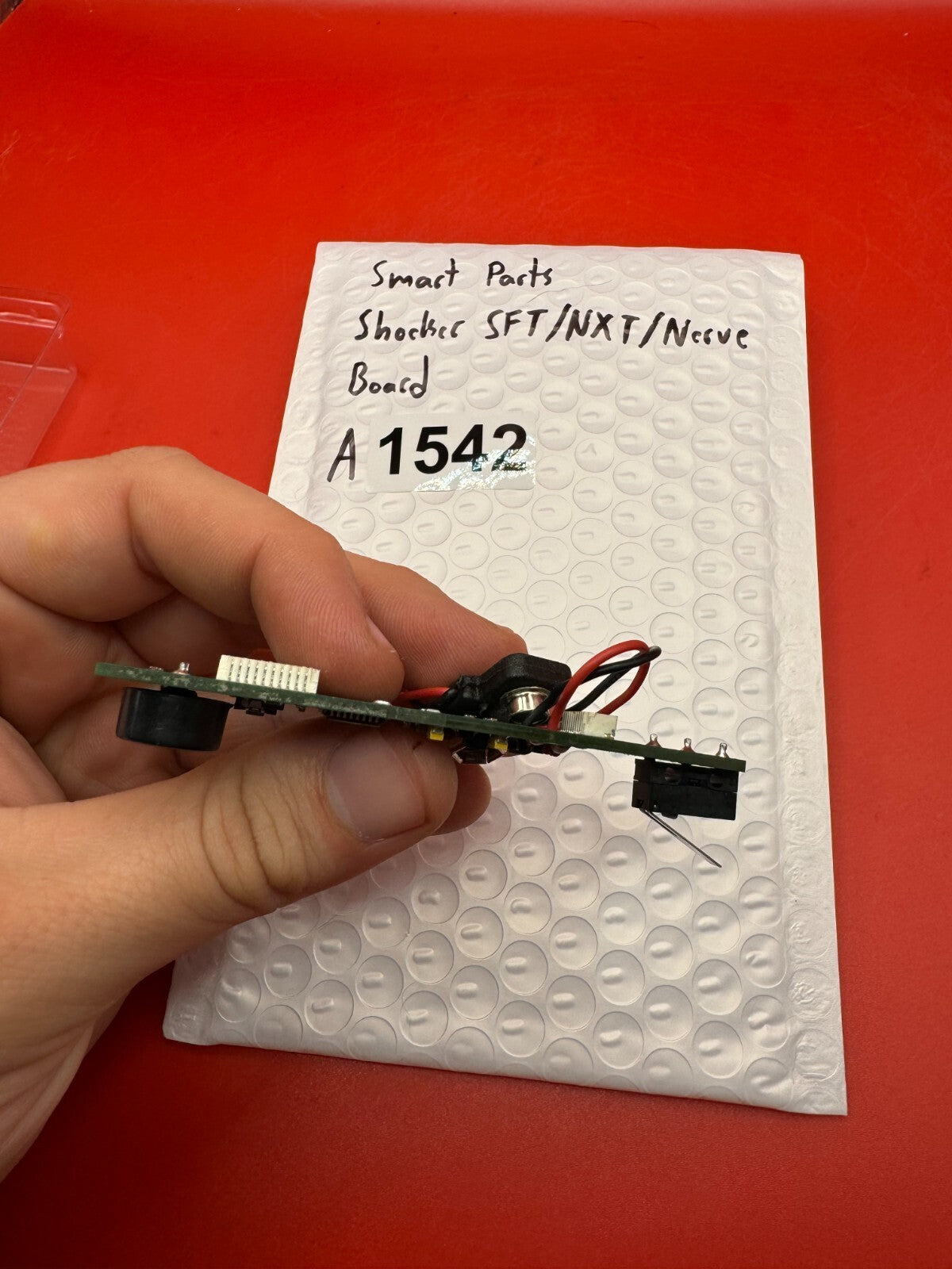 Smart Parts Shocker SFT/NXT/Nerve Board - used paintball board - green pcb