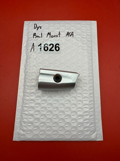 Dye Rail Mount ASA - used paintball on/off asa rail mount - silver