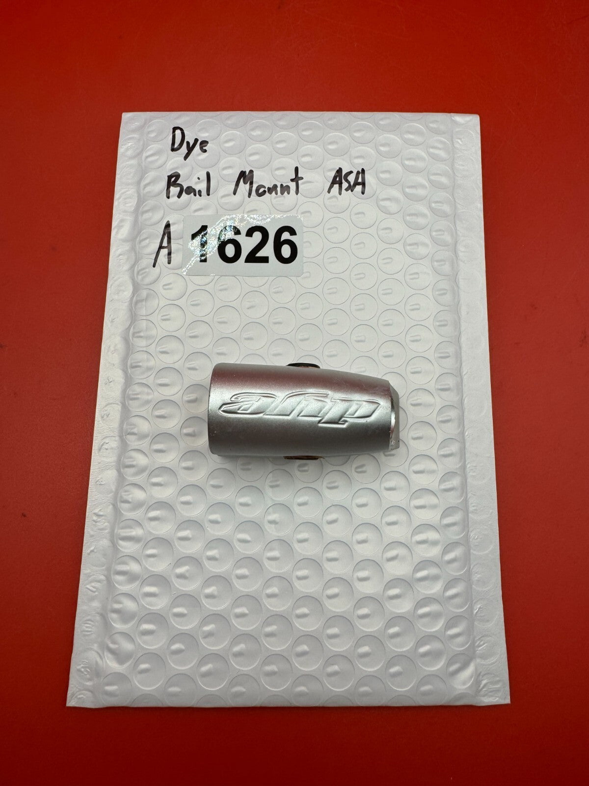 Dye Rail Mount ASA - used paintball on/off asa rail mount - silver