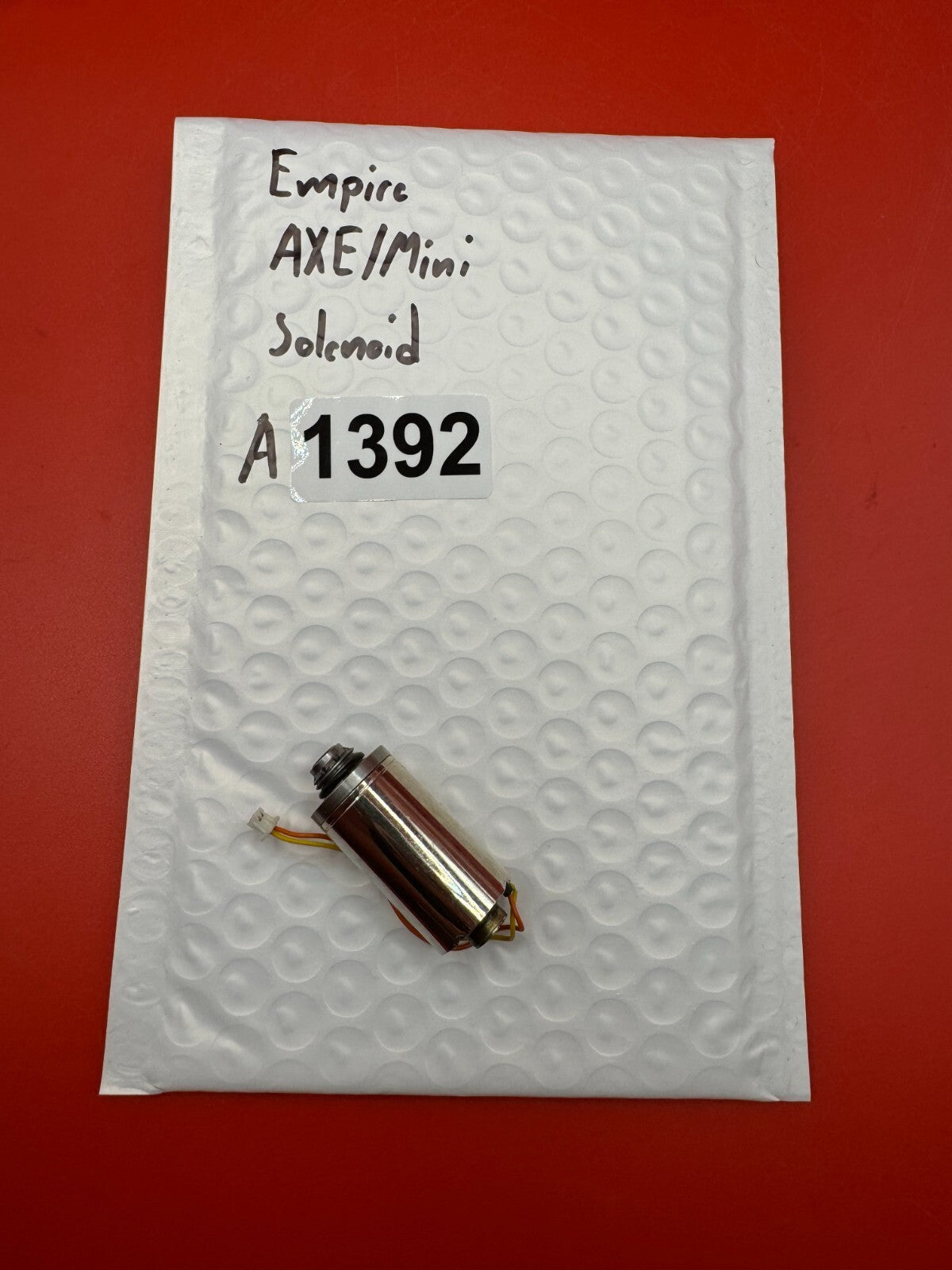 Empire AXE/Mini Solenoid - used paintball solenoid - silver/black