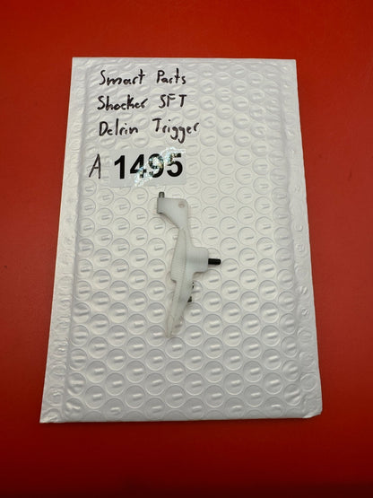 Smart Parts Shocker SFT Delrin Trigger - used paintball trigger - white