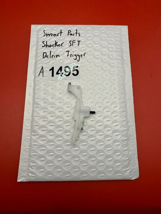 Smart Parts Shocker SFT Delrin Trigger - used paintball trigger - white