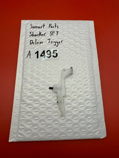 Smart Parts Shocker SFT Delrin Trigger - used paintball trigger - white