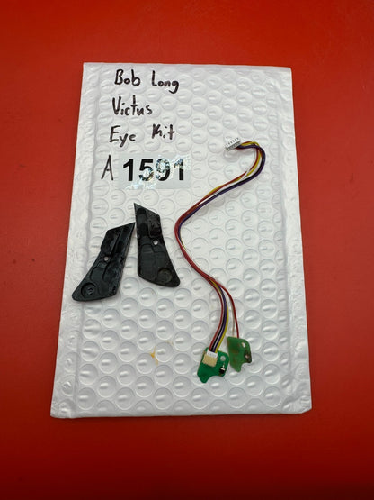 Bob Long Victus Eye Kit - used paintball eye kit - green/black