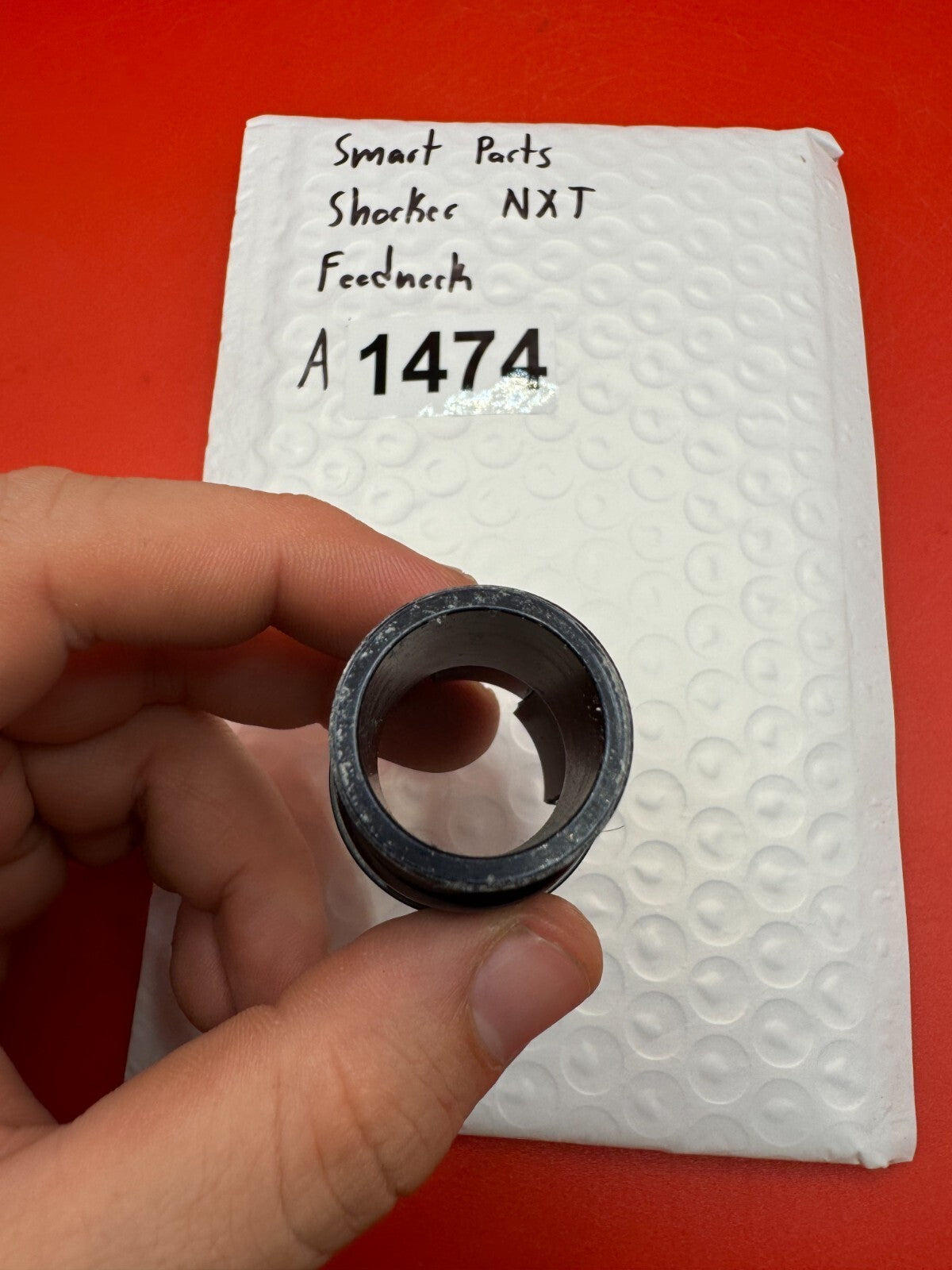 Smart Parts Shocker NXT Feedneck - used paintball feedneck - black