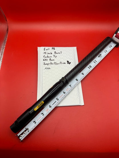 Evil PB 14 inch Barrel Carbon Tip 692 Bore Impulse/Ion/Luxe