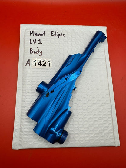 Planet Eclipse LV1 Body - used paintball marker body - blue anno