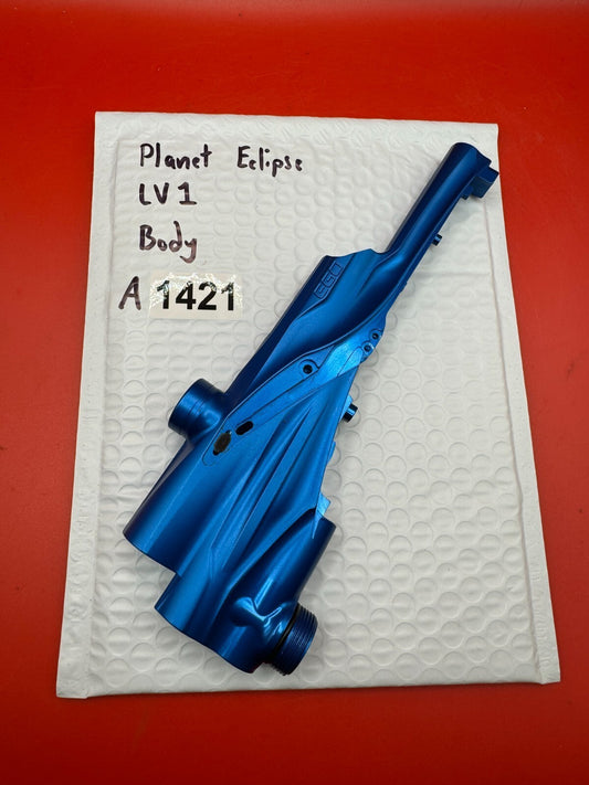 Planet Eclipse LV1 Body - used paintball marker body - blue anno