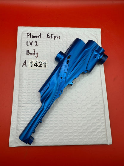 Planet Eclipse LV1 Body - used paintball marker body - blue anno