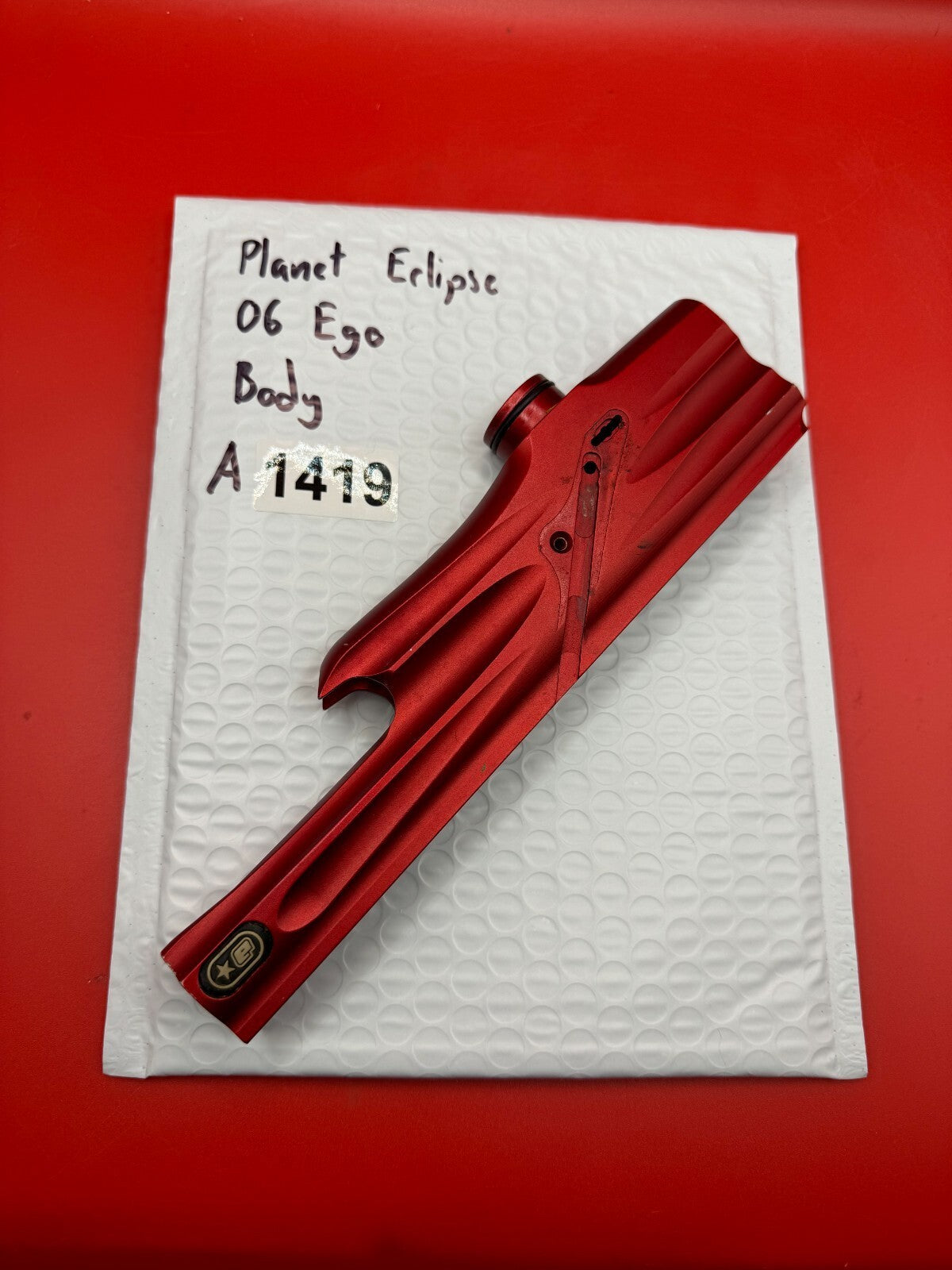 Planet Eclipse 06 Ego Body - used paintball body - red anno