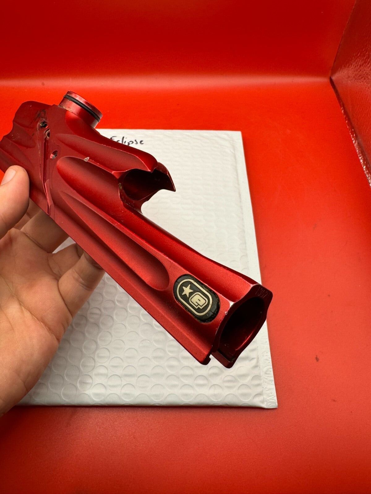 Planet Eclipse 06 Ego Body - used paintball body - red anno