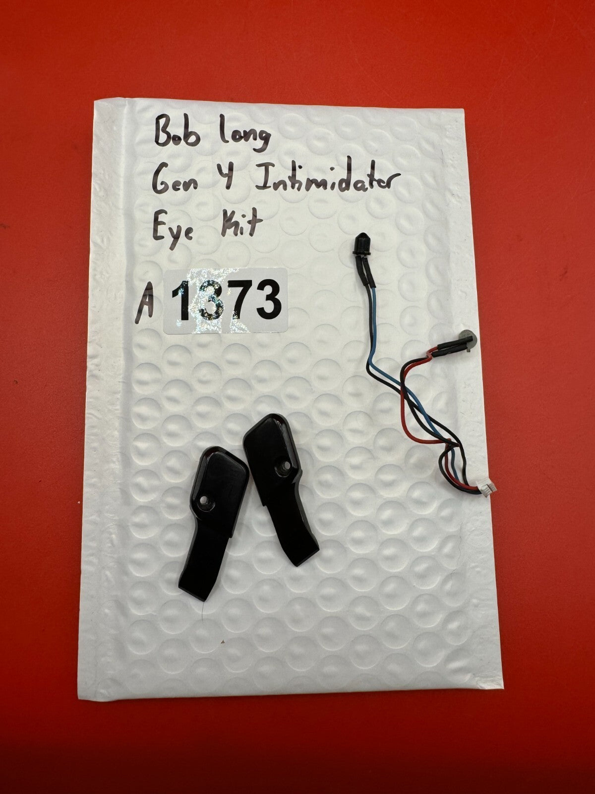 Bob Long Gen 4 Intimidator Eye Kit - used paintball eye kit (ir sensor harness + eye covers) - black