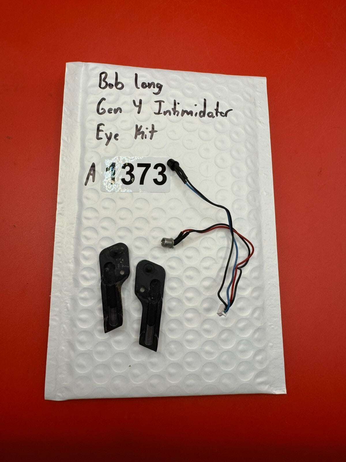 Bob Long Gen 4 Intimidator Eye Kit - used paintball eye kit (ir sensor harness + eye covers) - black