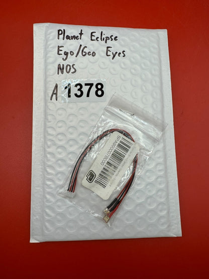 Planet Eclipse Ego/Geo Eyes NOS - used paintball eye harness / ball sensor assembly - black/red