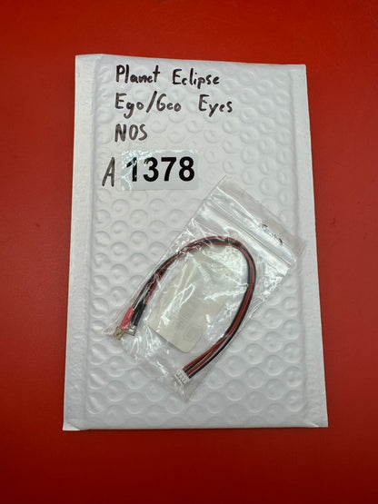 Planet Eclipse Ego/Geo Eyes NOS - used paintball eye harness / ball sensor assembly - black/red