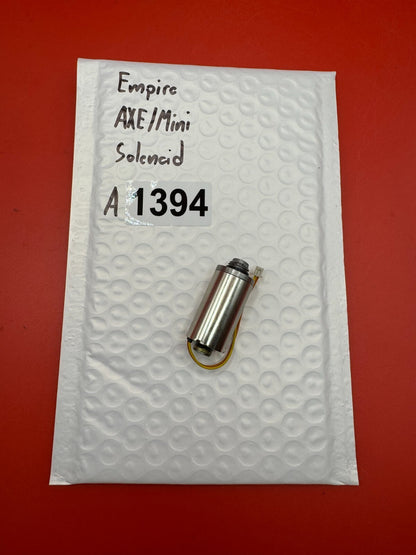Empire AXE/Mini Solenoid - used paintball solenoid - silver/black