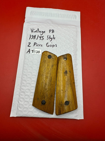 Vintage PB 1911/45 Style 2 Piece Grips