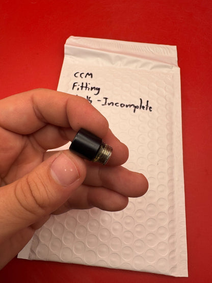 CCM Fitting Black - Incomplete